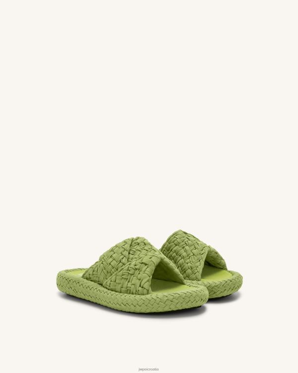 hr JW PEI lilah tkana sandala s platformom limeta zelena sandala T20BL344
