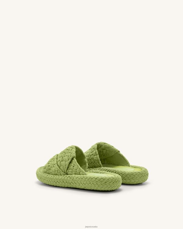 hr JW PEI lilah tkana sandala s platformom limeta zelena sandala T20BL344