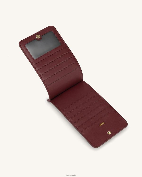 hr JW PEI quinn torba za telefon bordo zrnata veganska koža torba za telefon T20BL214