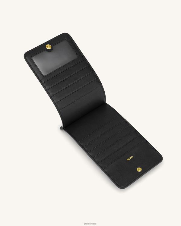 hr JW PEI quinn torba za telefon crna zrnasta veganska koža torba za telefon T20BL189