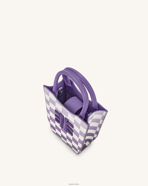 hr JW PEI torba za telefon fei gradient checkerboard ljubičasta torba za telefon T20BL229