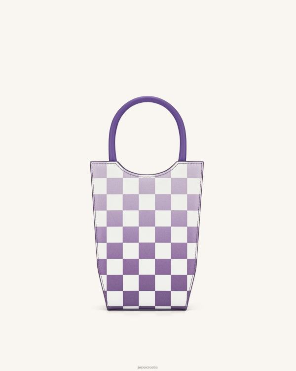 hr JW PEI torba za telefon fei gradient checkerboard ljubičasta torba za telefon T20BL229