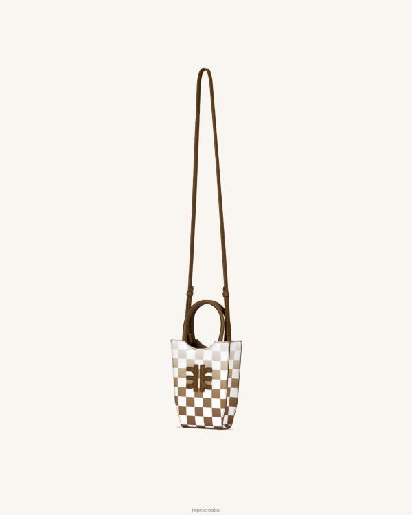 hr JW PEI torba za telefon fei gradient checkerboard smeđa torba za telefon T20BL228