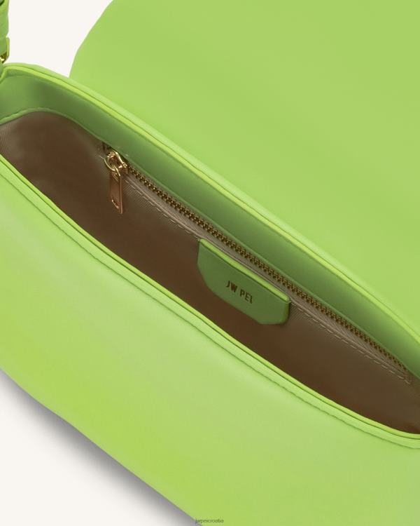 hr JW PEI debby torba preko ramena s preklopom limeta zelena torba preko ramena T20BL20