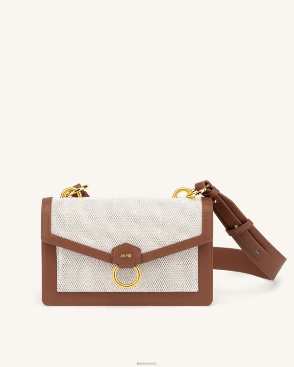 hr JW PEI omotnica crossbody bež platno torba preko ramena T20BL14