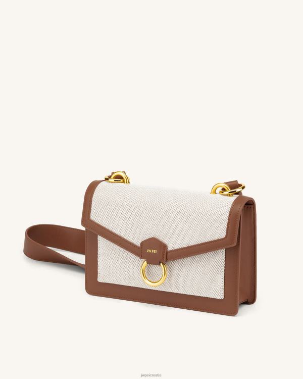 hr JW PEI omotnica crossbody bež platno torba preko ramena T20BL14