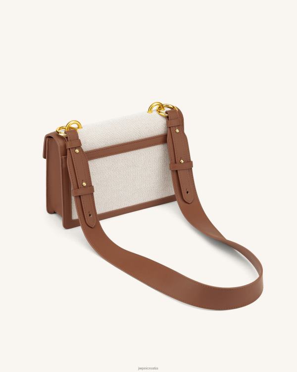 hr JW PEI omotnica crossbody bež platno torba preko ramena T20BL14