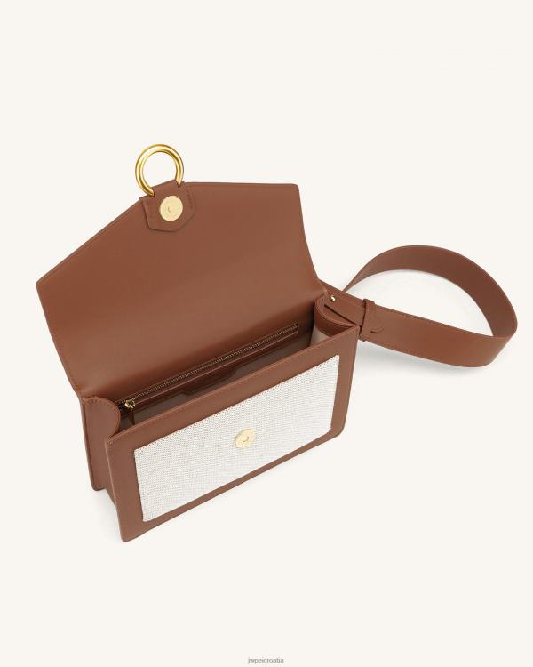 hr JW PEI omotnica crossbody bež platno torba preko ramena T20BL14