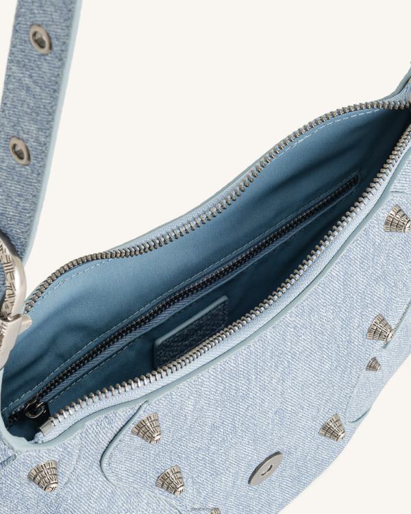 hr JW PEI tessa denim reljefna torba preko ramena plava torba preko ramena T20BL53