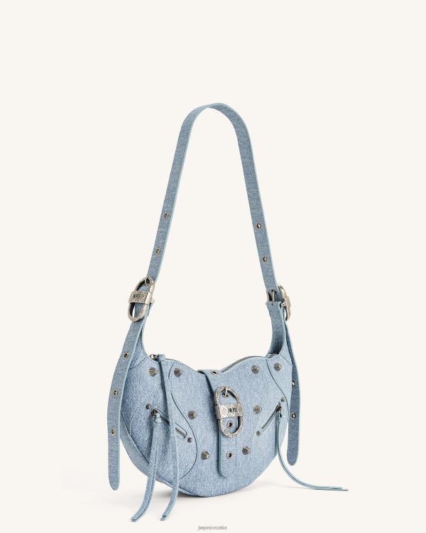 hr JW PEI tessa denim reljefna torba preko ramena plava torba preko ramena T20BL53