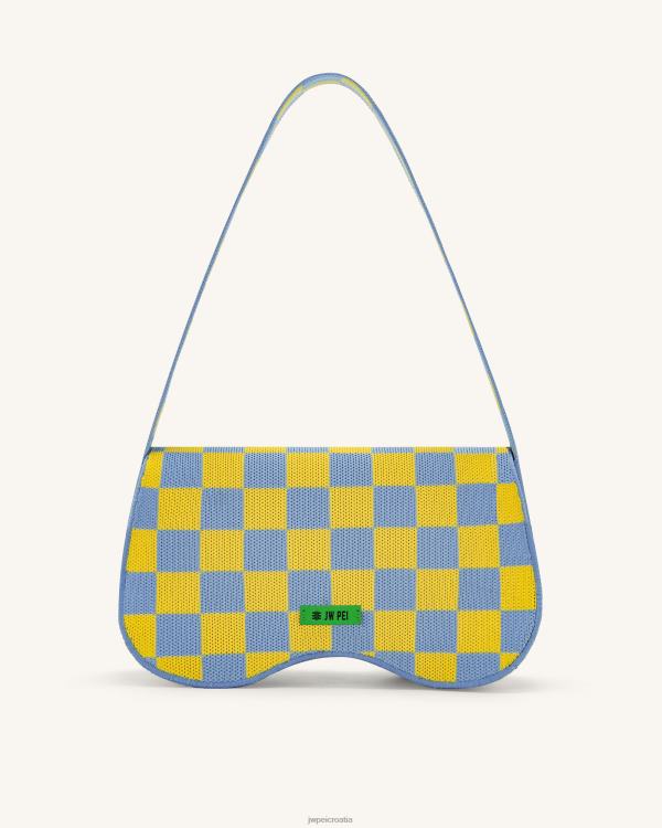 hr JW PEI becci pletena torba za rame led & žuta torba za rame T20BL113