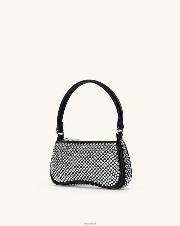 hr JW PEI eva mini torba za rame od umjetnog kristala crno torba za rame T20BL126