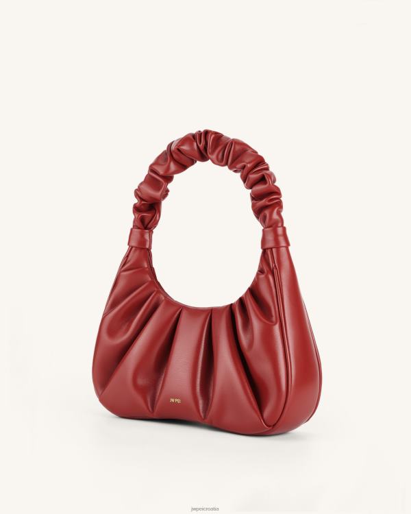 hr JW PEI gabbi ruched hobo torbica chili torba za rame T20BL84
