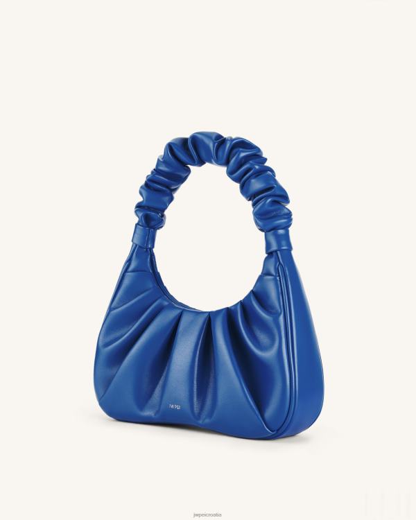 hr JW PEI gabbi ruched hobo torbica klasična plava torba za rame T20BL85