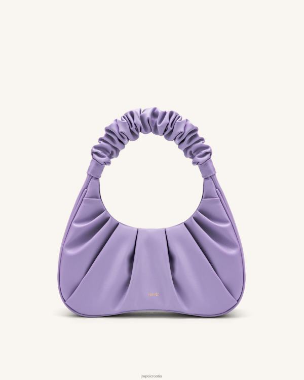 hr JW PEI gabbi ruched hobo torbica ljubičasta torba za rame T20BL71