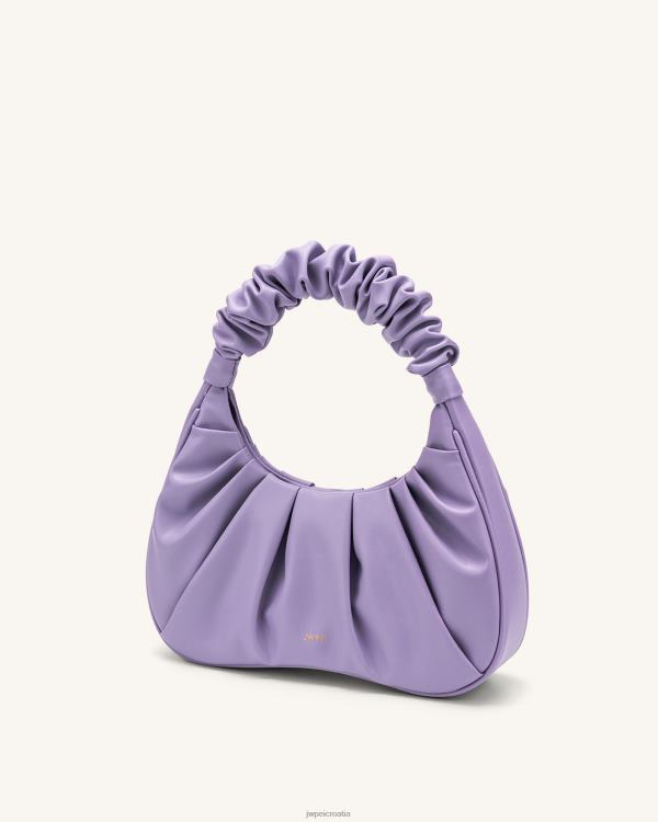 hr JW PEI gabbi ruched hobo torbica ljubičasta torba za rame T20BL71