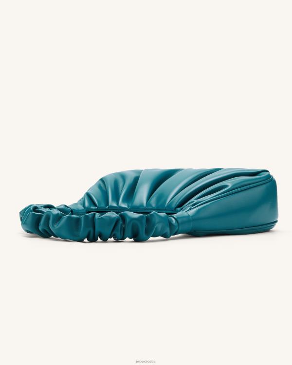 hr JW PEI gabbi ruched hobo torbica paunovo plavetnilo torba za rame T20BL82