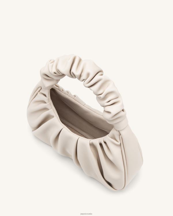 hr JW PEI gabbi ruched hobo torbica slonovača torba za rame T20BL54