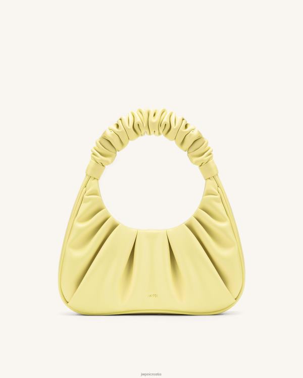hr JW PEI gabbi ruched hobo torbica svijetlo žuto torba za rame T20BL70