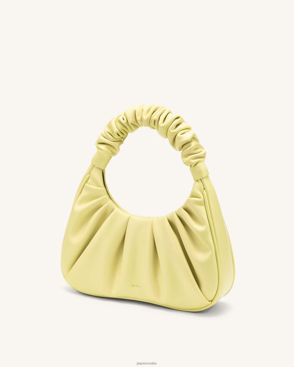 hr JW PEI gabbi ruched hobo torbica svijetlo žuto torba za rame T20BL70